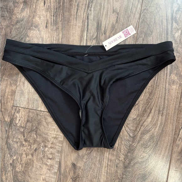 Adore Me Other - Adore Me Black V-Front Bikini Bottom